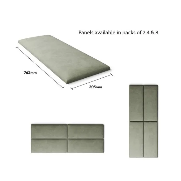 Aspire EasyMount Plush Velvet Upholstered Wall Panels 5