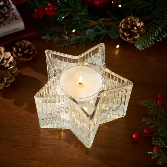 Winter Spice Star Candle
