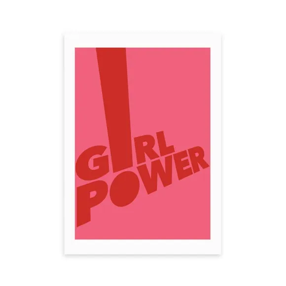 East End Prints Girl Power Framed Print 2