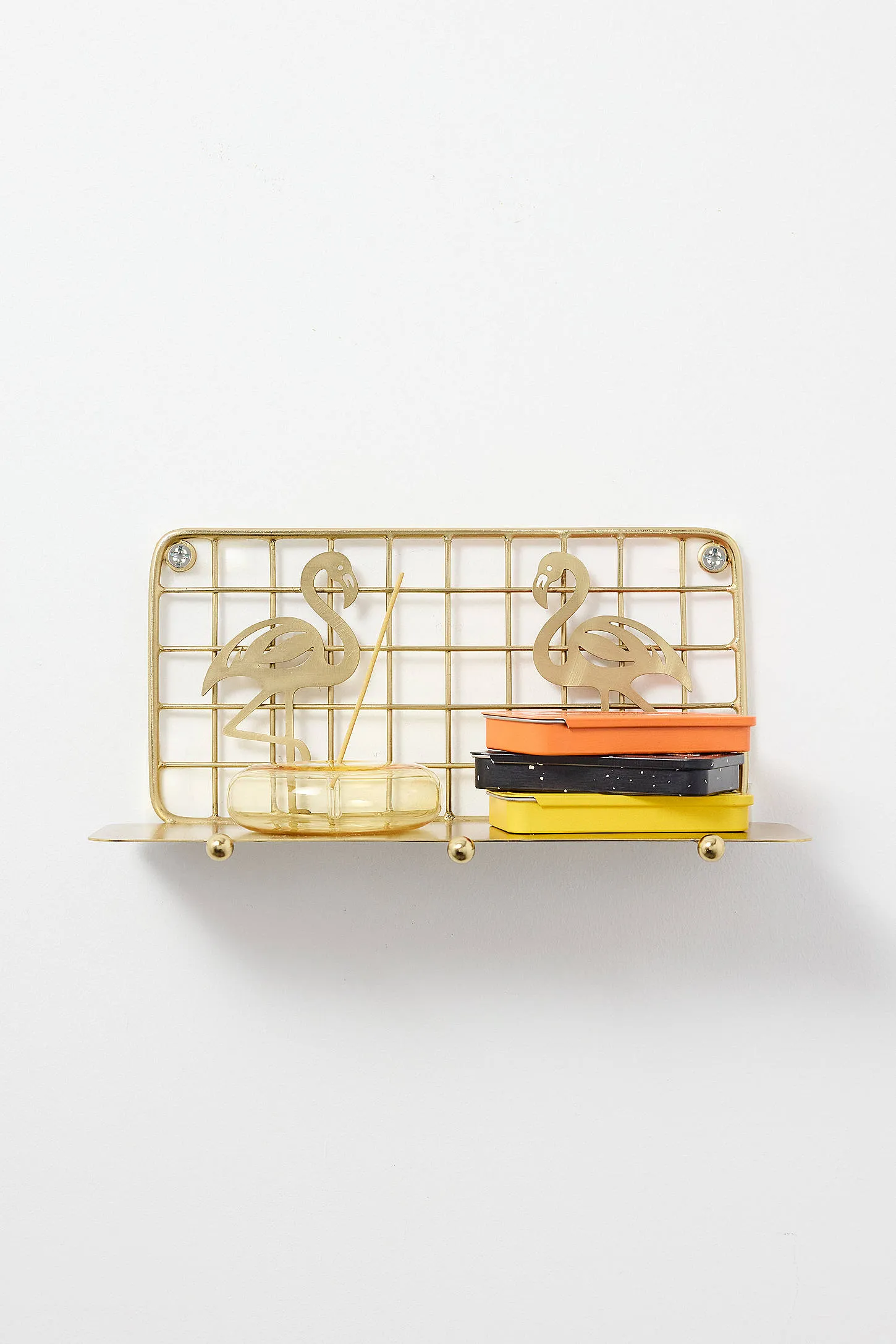 Flamingo Shelf - Gold