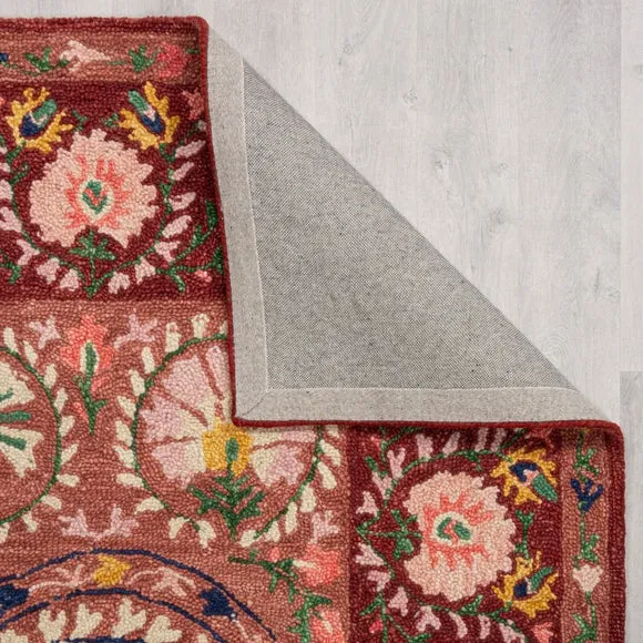 Hani Floral Wool Rug 3