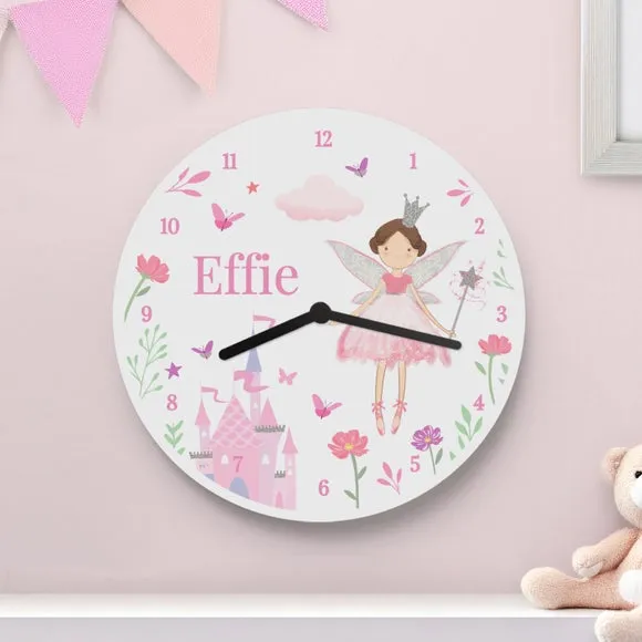 Personalised Fairy Princess Clock