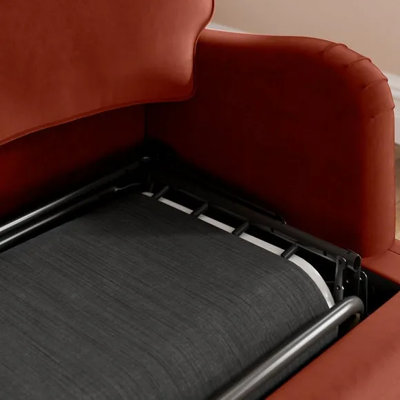 Beatrice II Velvet 3 Seater Sofa Bed 3