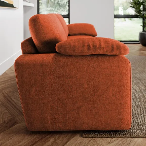 Magnus Vintage Soft Chenille 3 Seater Sofa 2