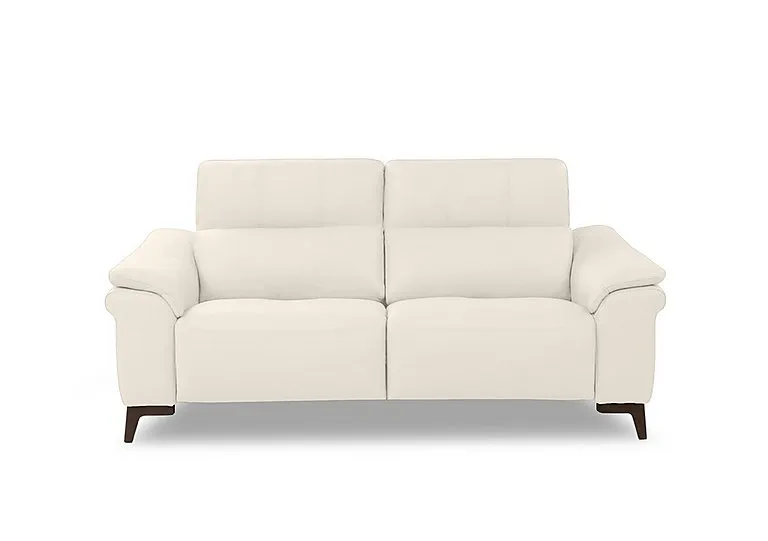 Marconi 2 Seater Leather Sofa - Torello Bianco Puro