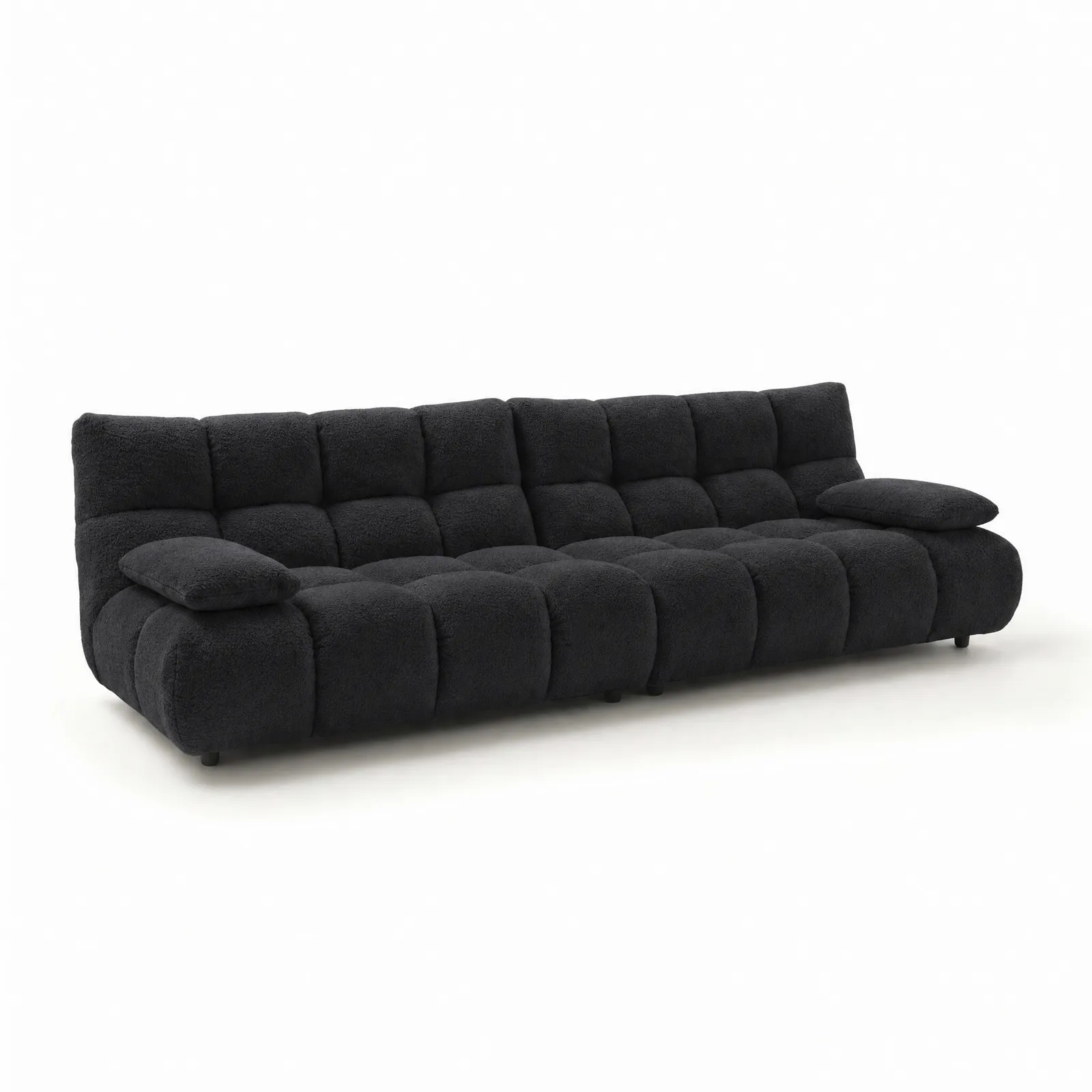 Bryce 4 Seater With Armrests - Width 290Cm, Black | Barker & Stonehouse 3