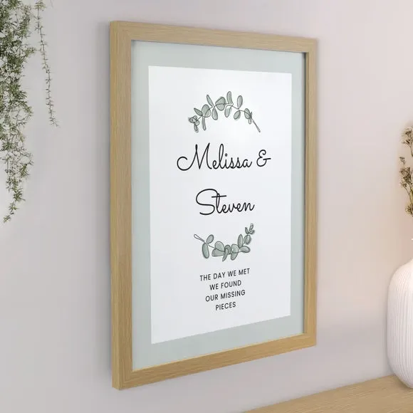 Personalised Botanical Poster Frame 2