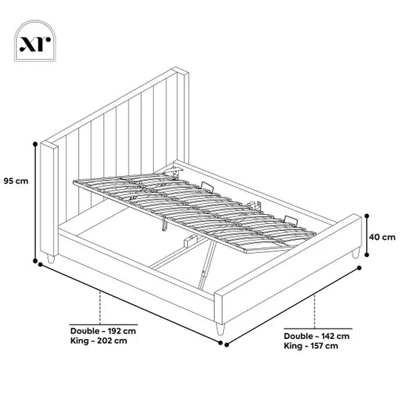 XR Living Lola Ottoman Bed Frame 6