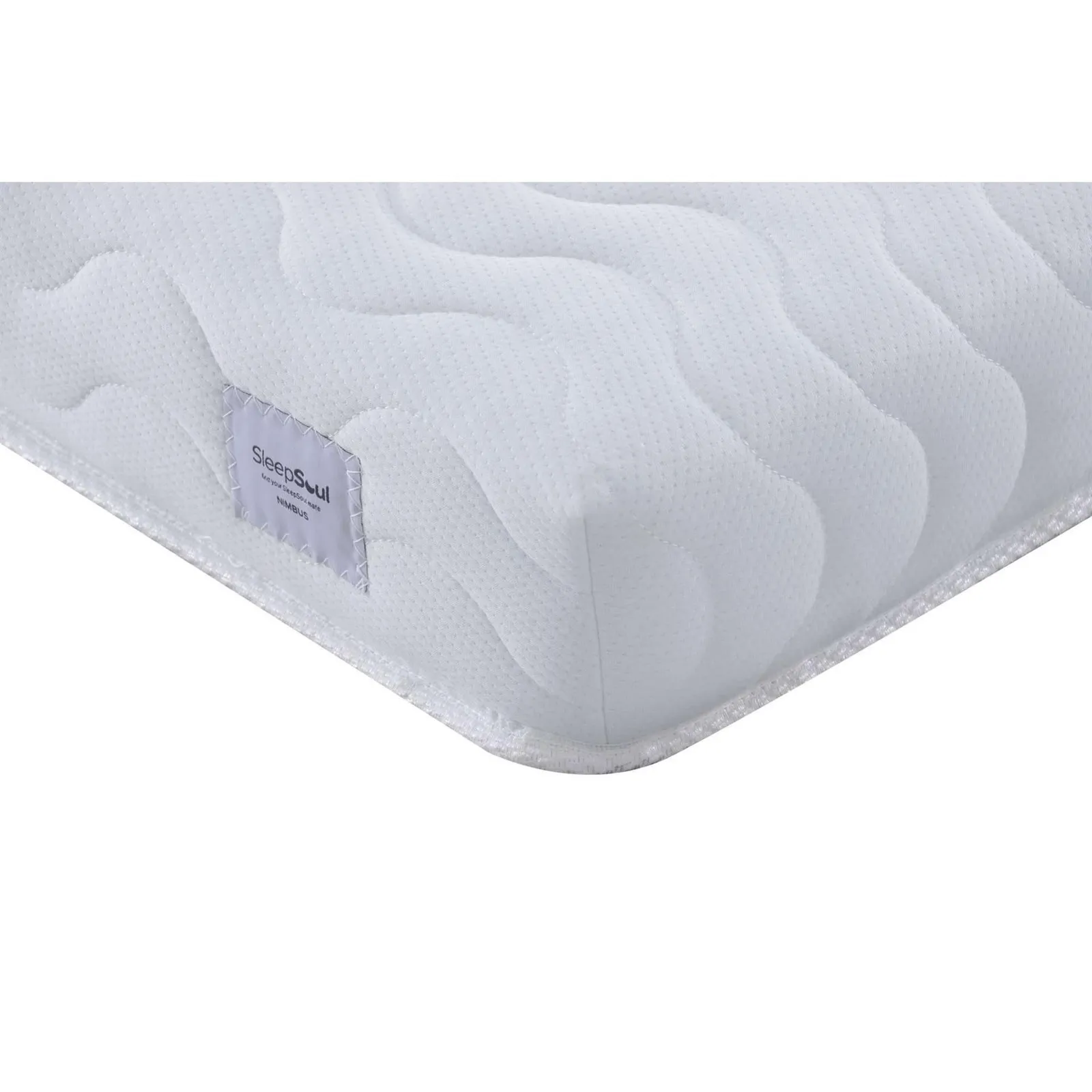Birlea Bed Frame & Mattress Grey Fabric Sleepsoul Paris 2