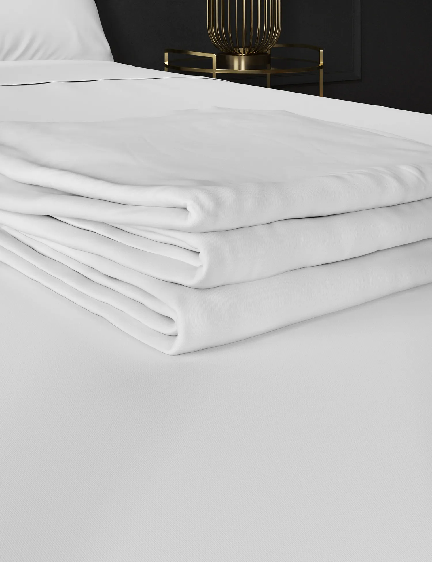 M&S Egyptian Cotton 400 Thread Count Percale Flat Sheet