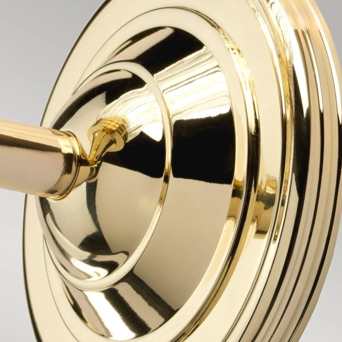 Netlighting Austen 1 Light Bathroom Wall Light Polished Brass IP44 G9 in Yellow 2