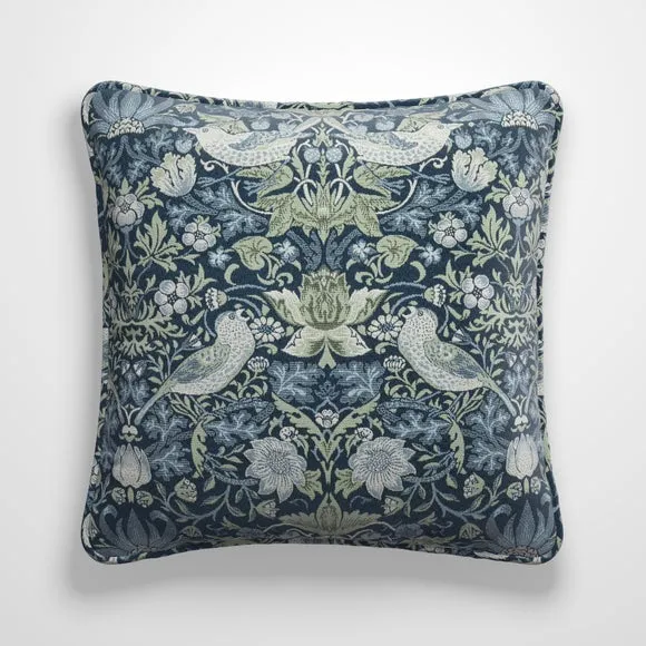 William Morris At Home Strawberry Thief Polyester Made To Order Cushion Cover 2