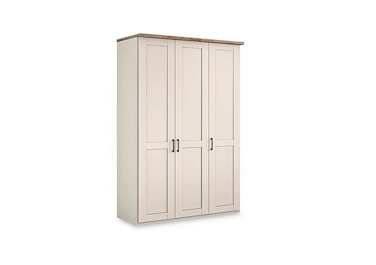 Adeline 3 Door Hinged Wardrobe - Champagne