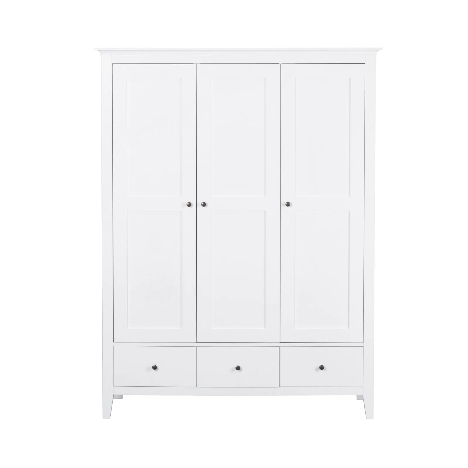 Lynton Triple Wardrobe White
