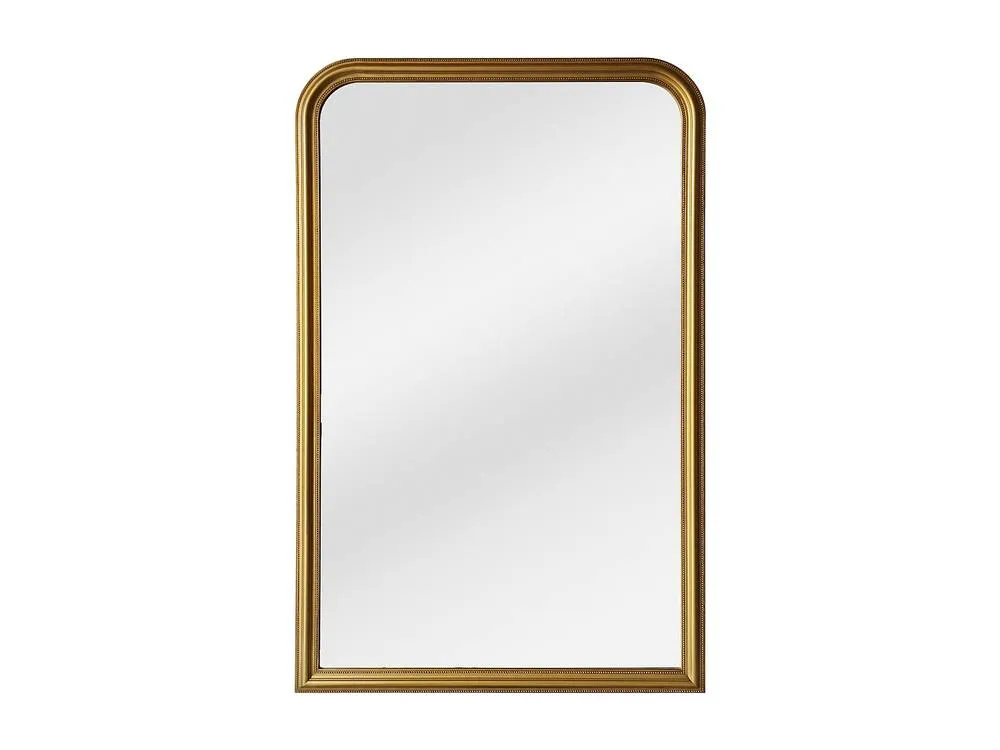 Vente-unique Large Paulownia Wood Mirror - W. 120 X H. 190 Cm - Brass Effect Gold 2