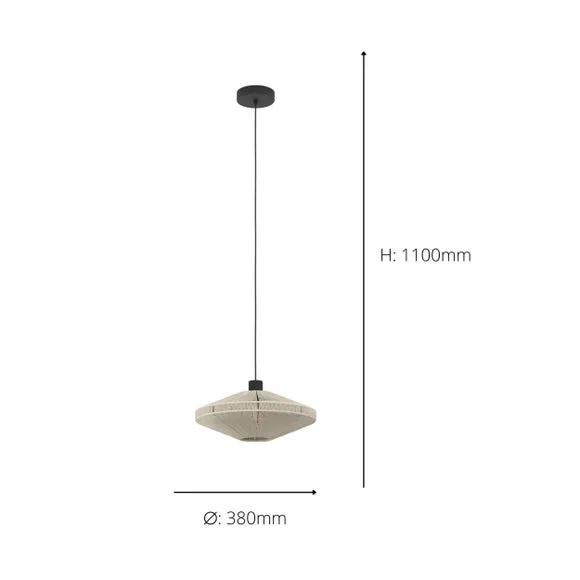EGLO Midsumer Adjustable Pendant Light 5