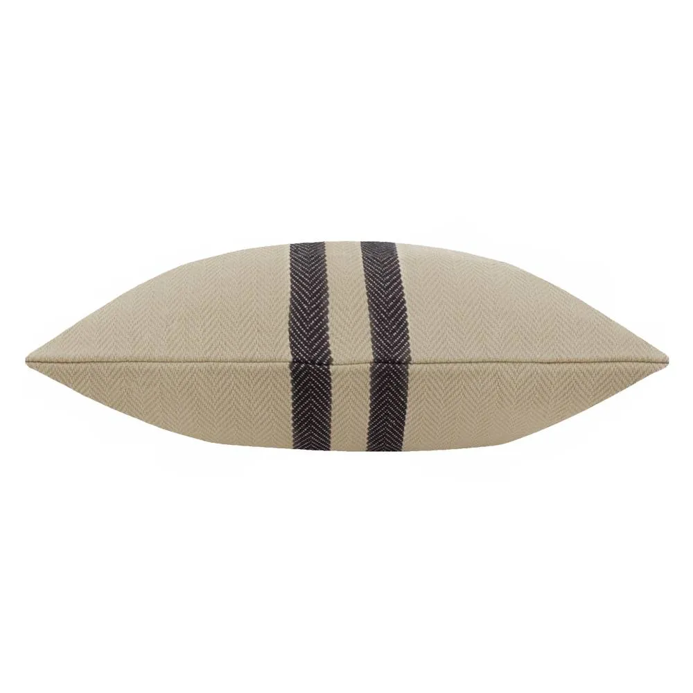 Yard Benton Woven 100% Cotton Cushion in Cream 3