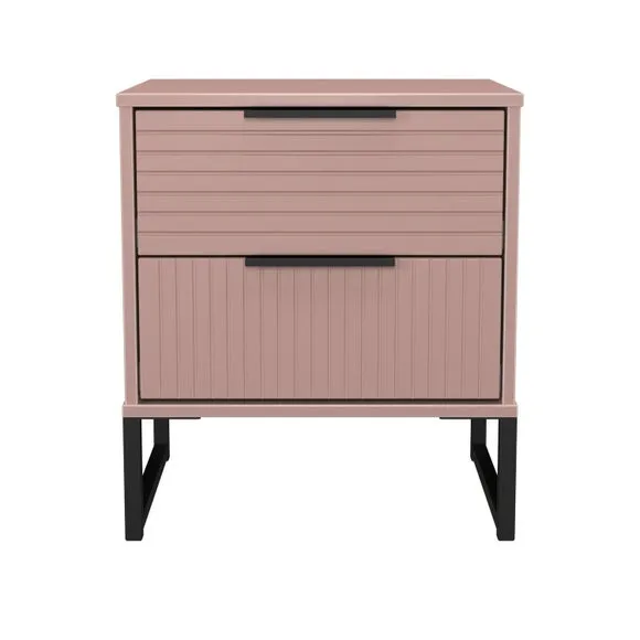 Harborne 2 Drawer Bedside Table 2