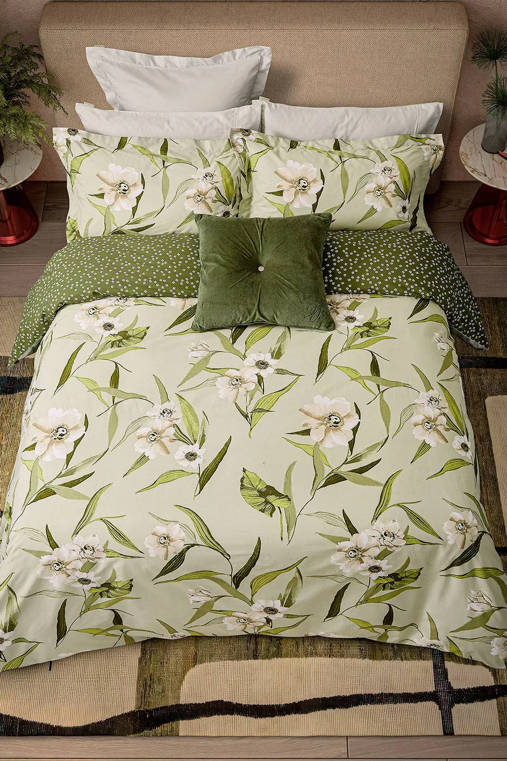 Ted Baker 'Cabana' Cotton Duvet Cover Set in Green