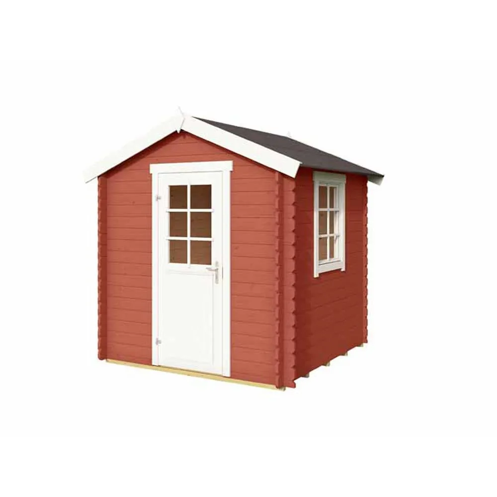 Lasita Maja Ltd Wels 1-Log Cabin, Garden Room, Home Office - L231xW220xH233.7 cm in Tan 5