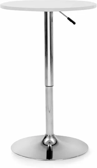 Kite Adjustable Bar Table, White