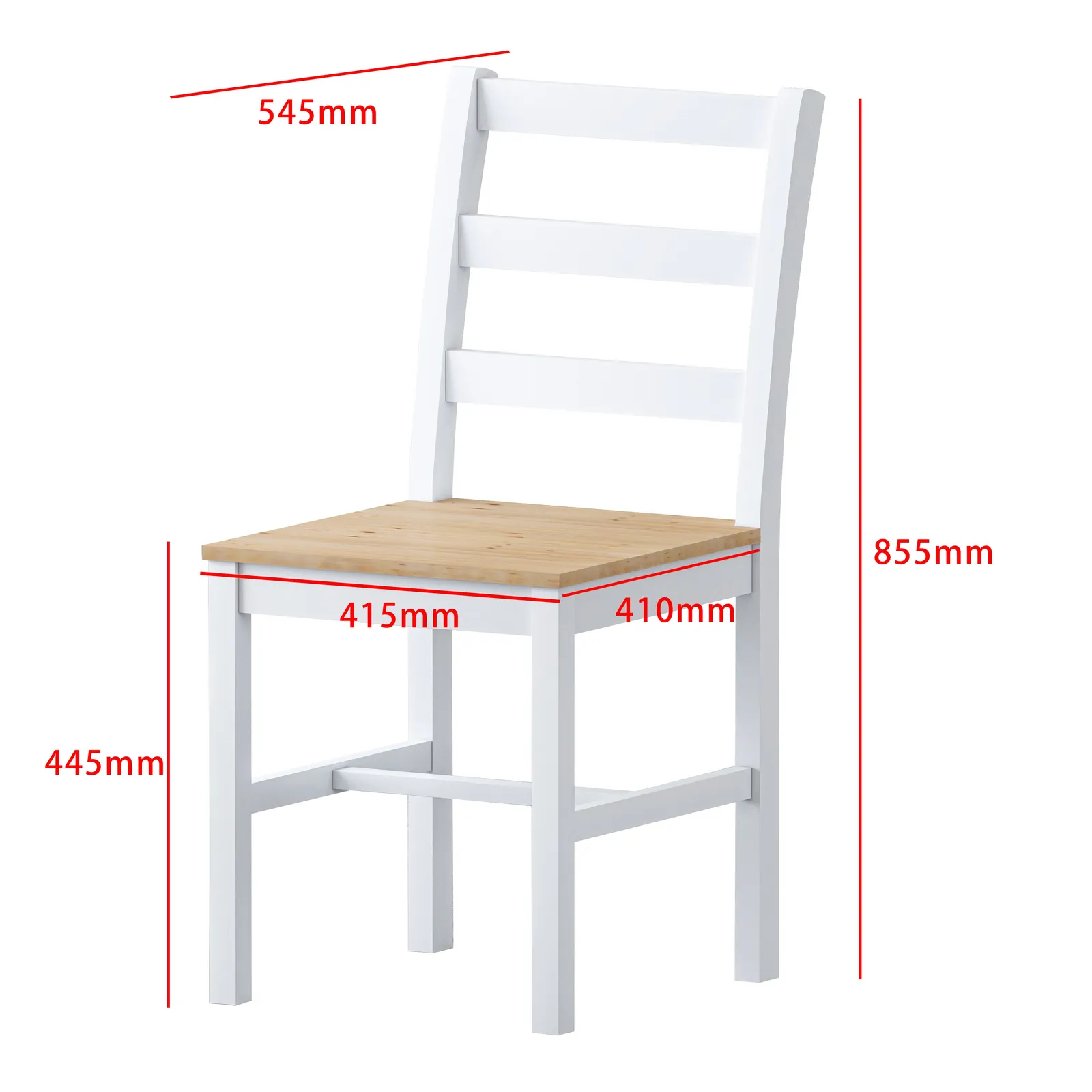 Comfy Living Ltd 5 Piece Wooden Dining Set Grey 4