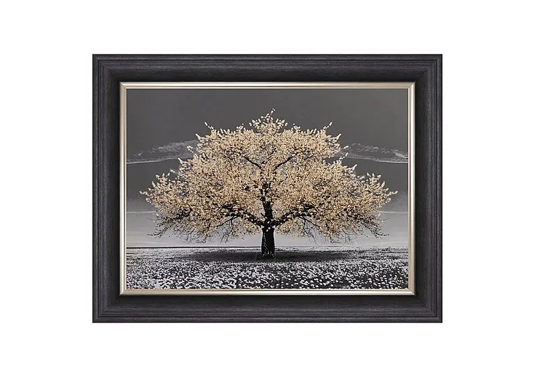Cherry Tree Small Framed Art - Champagne - Home Accessories - In Time for Christmas