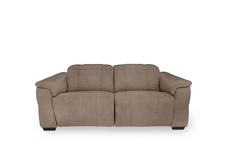 Inca Fabric 2 Seater Power Recliner Sofa with Power Headrests - Manhattan Nutmeg - Sofas and Armchairs - In Time for Christmas