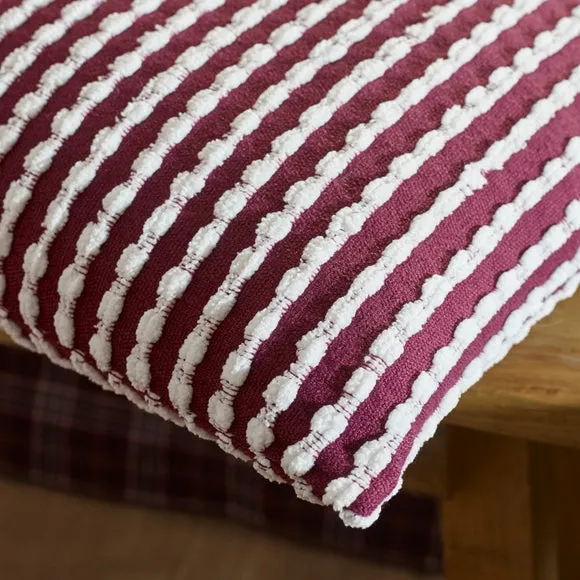 Catherine Lansfield Stab Stitch Square Cushion 3
