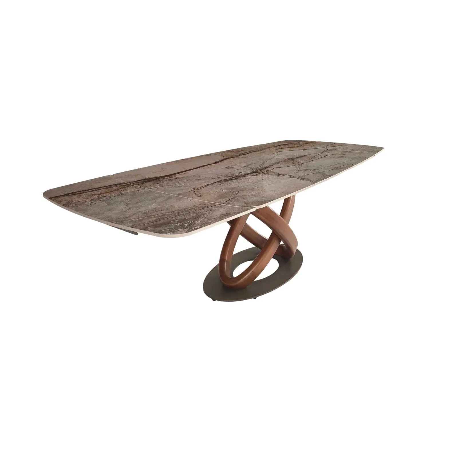 Cortez Dining Table 180X100X76Cm - Vena Nebbia Ceramic | Barker & Stonehouse 4
