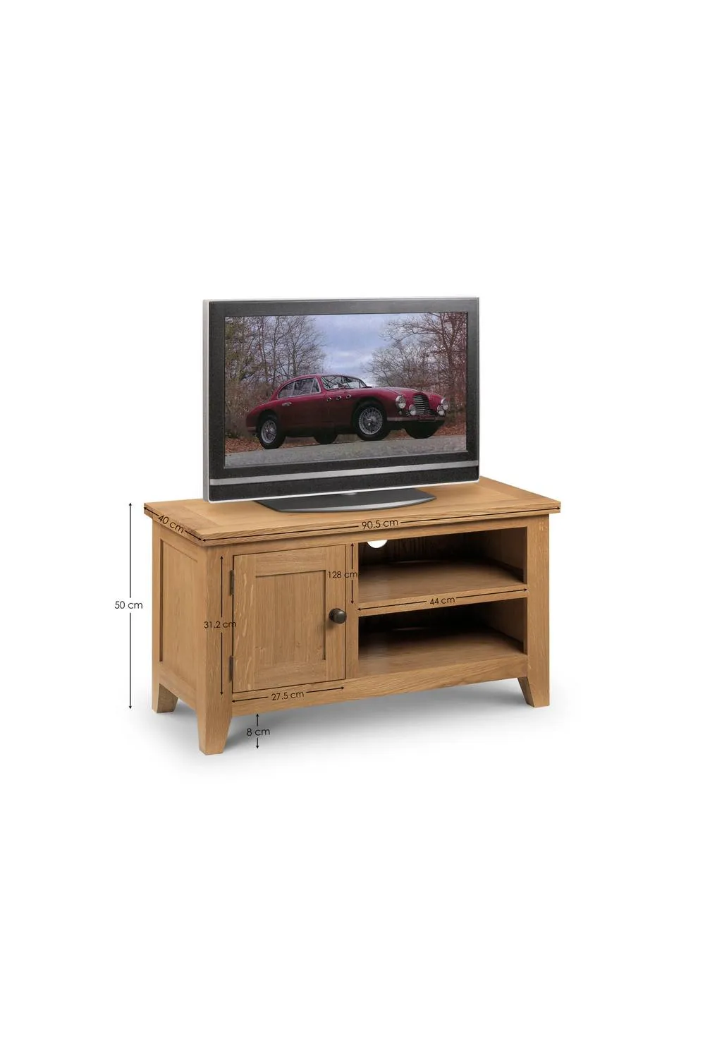 Julian Bowen Astoria TV Unit in Light Oak 3