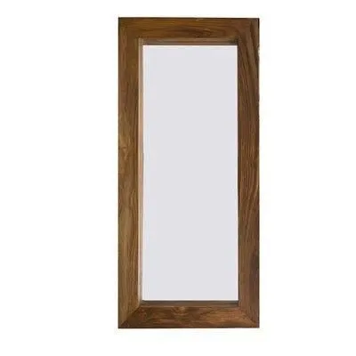 IH Design Cube Indian Wood Mirror in Natural