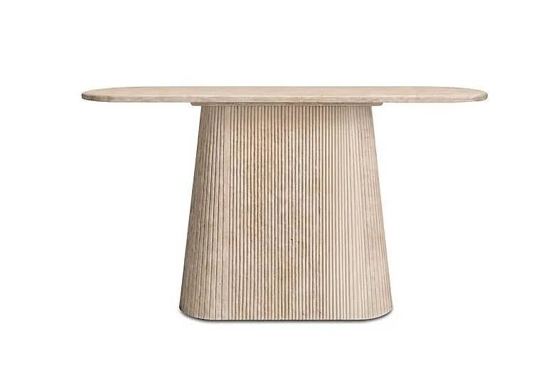 Romeo Rectangular Console Table with Pedestal Base - Living Room Furniture - In Time for Christmas