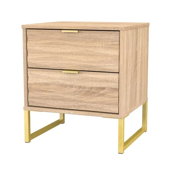 Tuxford 2 Drawer Bedside Table 4
