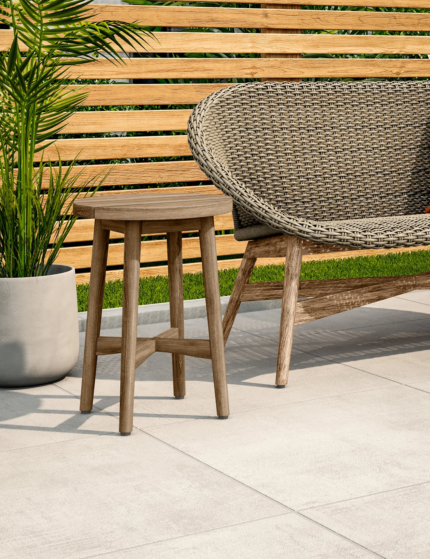M&S Capri Garden Side Table