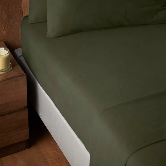 Soft & Cosy 100% Brushed Cotton Fitted Sheet
