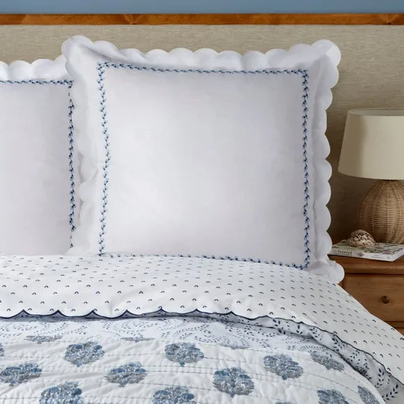 Dorma Eventide 100% Linen Continental Square Pillowcase 2