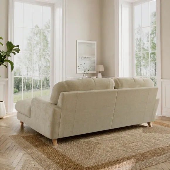 Martha Chunky Chenille Corner Chaise Sofa 2