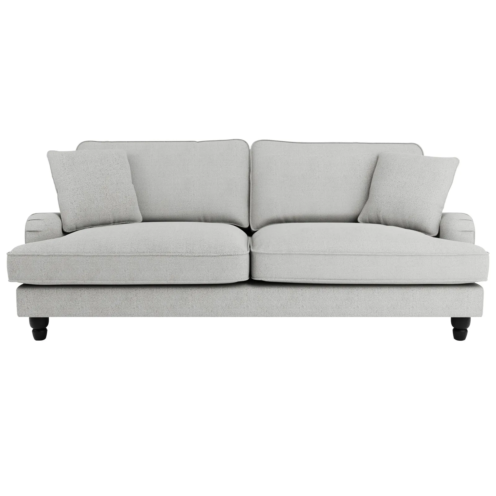 Beatrice Boucle 4 Seater Sofa Grey