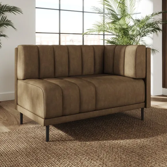 Amali Corner Dining Bench, Faux Leather 2