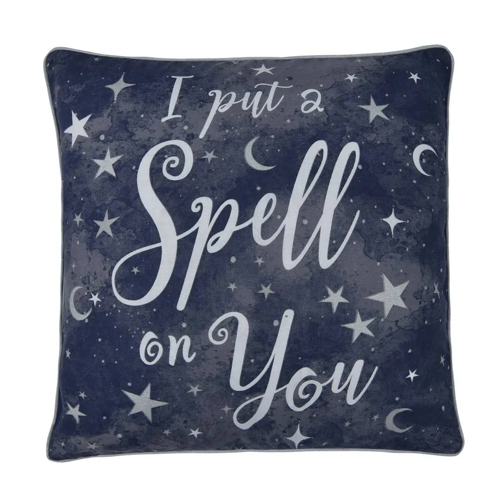 Smart Living Celestial Stars Halloween Filled Cushions 18 x 18 Inch - Set of 2 or 4 in Navy 4