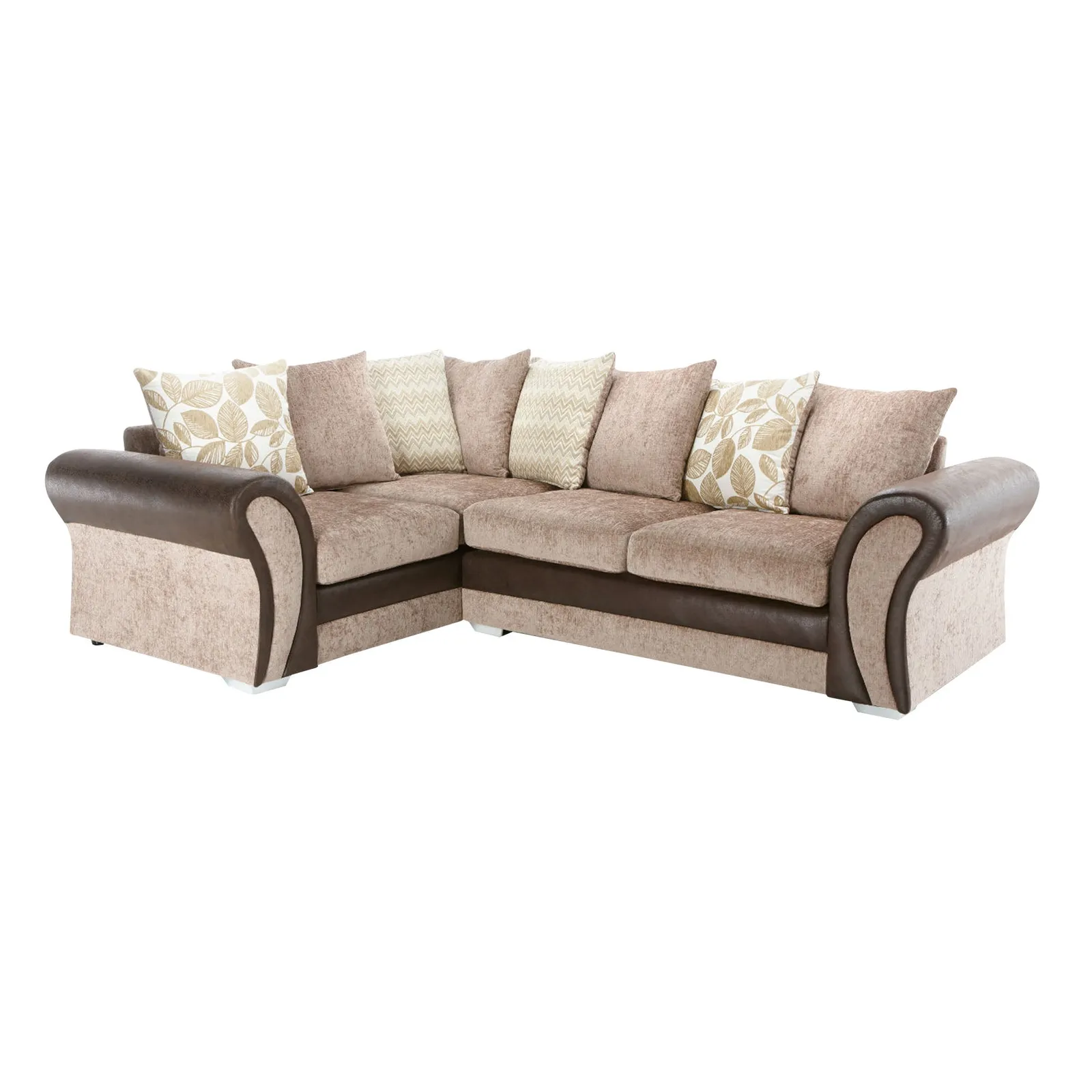 Scarlett Left Hand Corner Sofa Cream