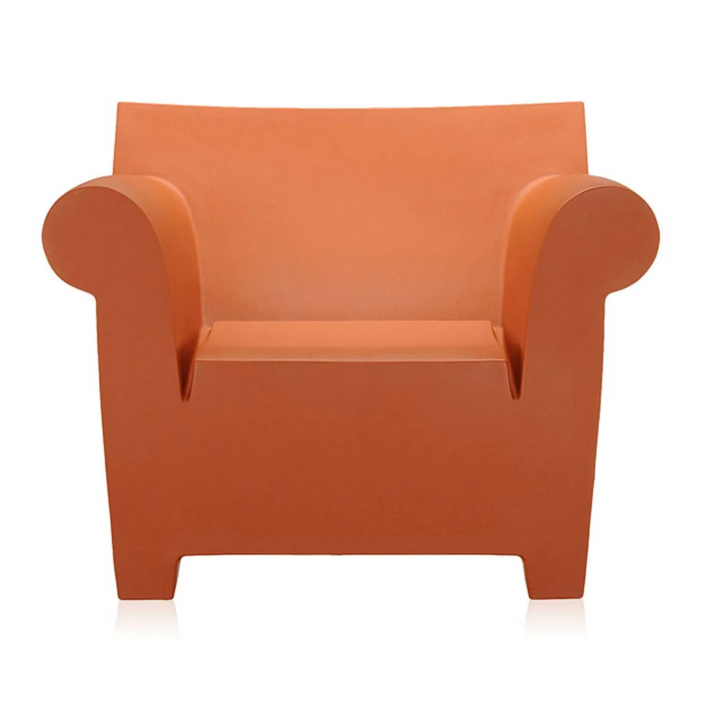 Kartell Bubble Armchair - Orange - polyethylene - Plain - W105 x D77 x H80cm - Barker & Stonehouse