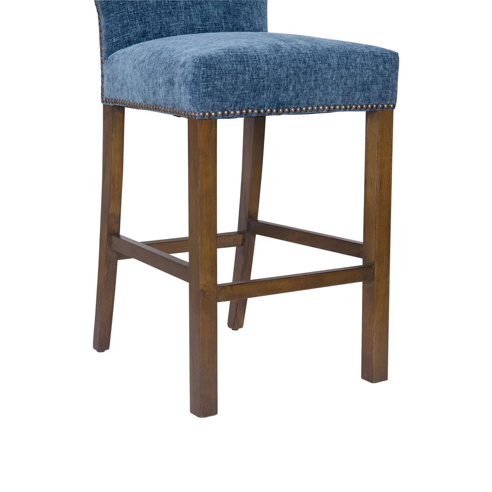 Gable Counter Stool, Blue Fabric | Barker & Stonehouse 4