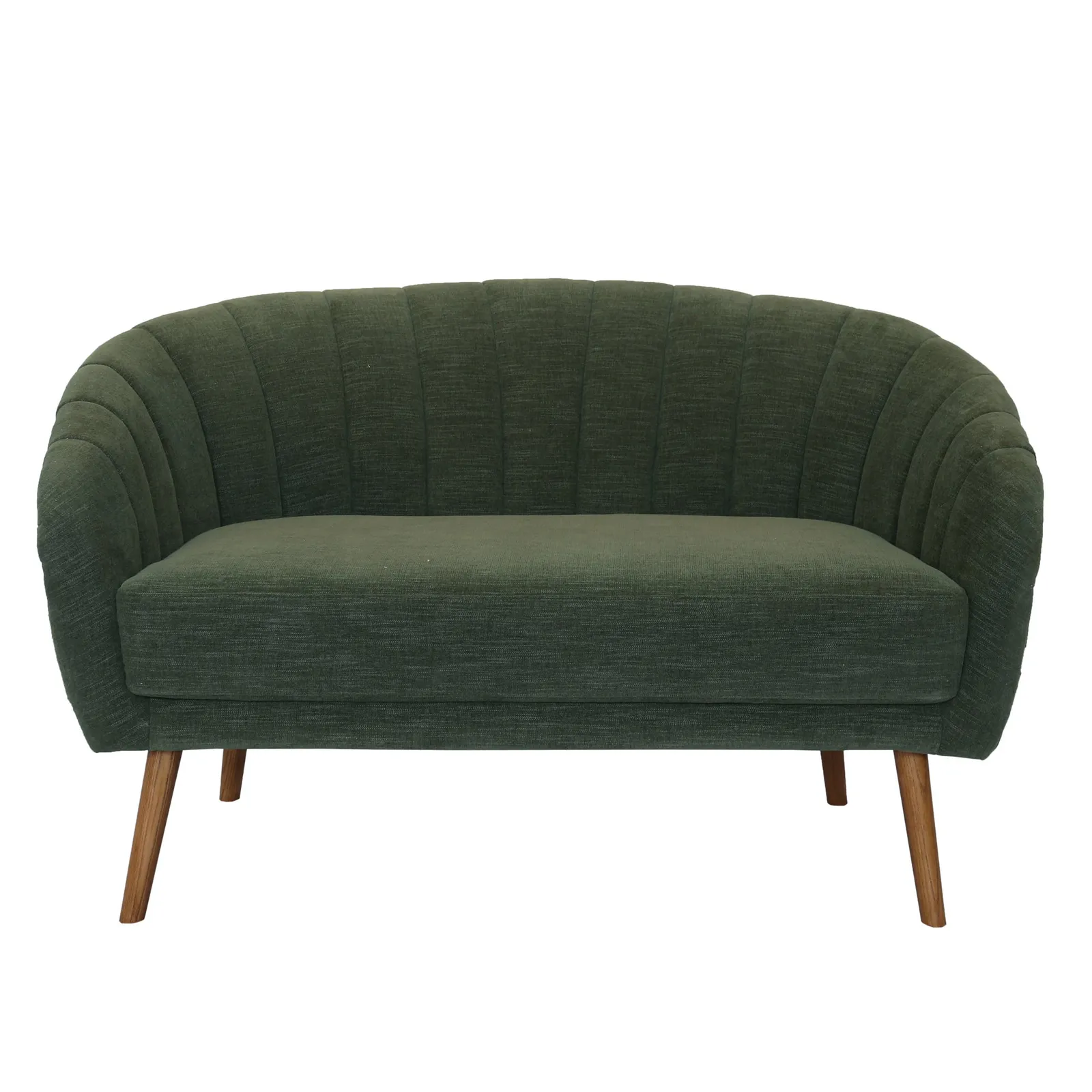 Romilly Chenille 2 Seater Sofa - Bottle Green Green