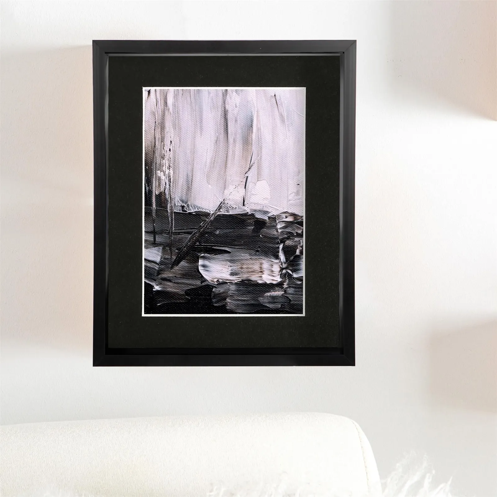 Nicola Spring 8" x 10" 3D Deep Box Photo Frames - 5" x 7" Mount - Black - Pack of 2 6