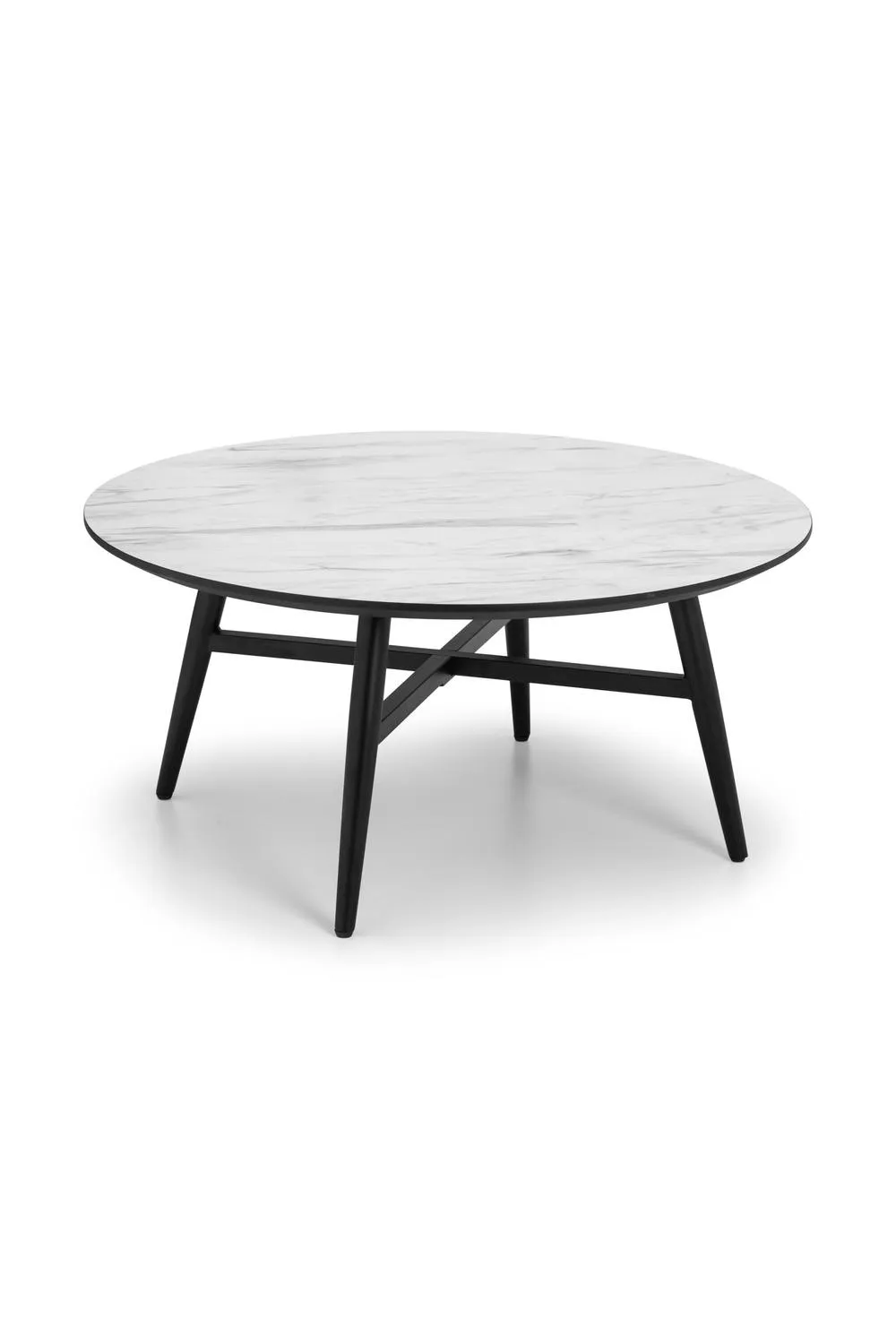 Julian Bowen Firenze Round Coffee Table in White 2