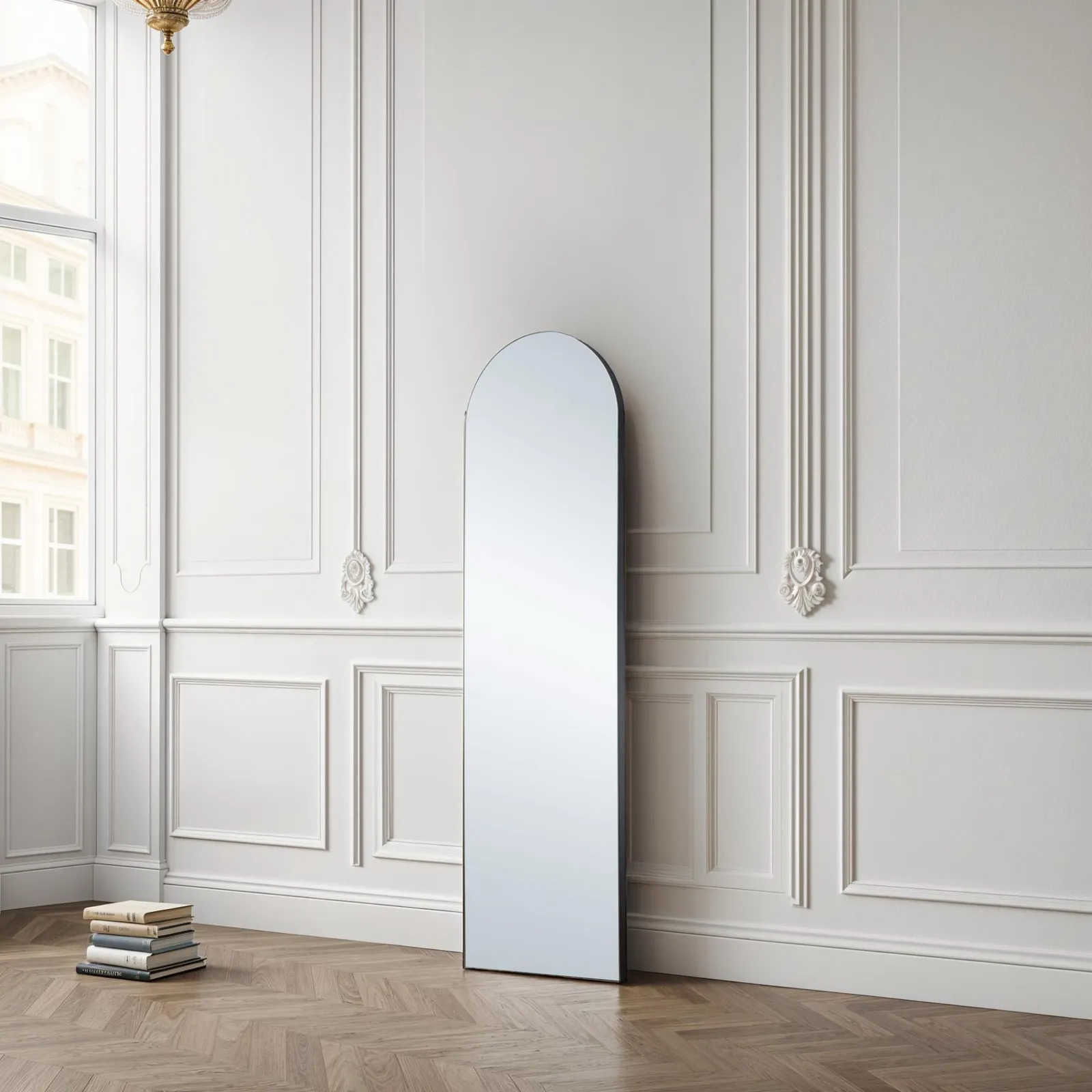 Yearn Mirrors Minimal Arch Black Tall Full Length Mirror 3