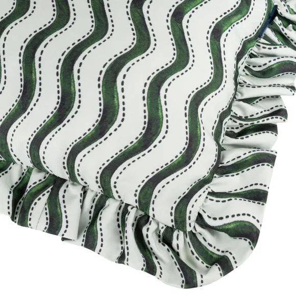 Summer Solstice Wiggly Stripe Outdoor Rectangle Cushion 4