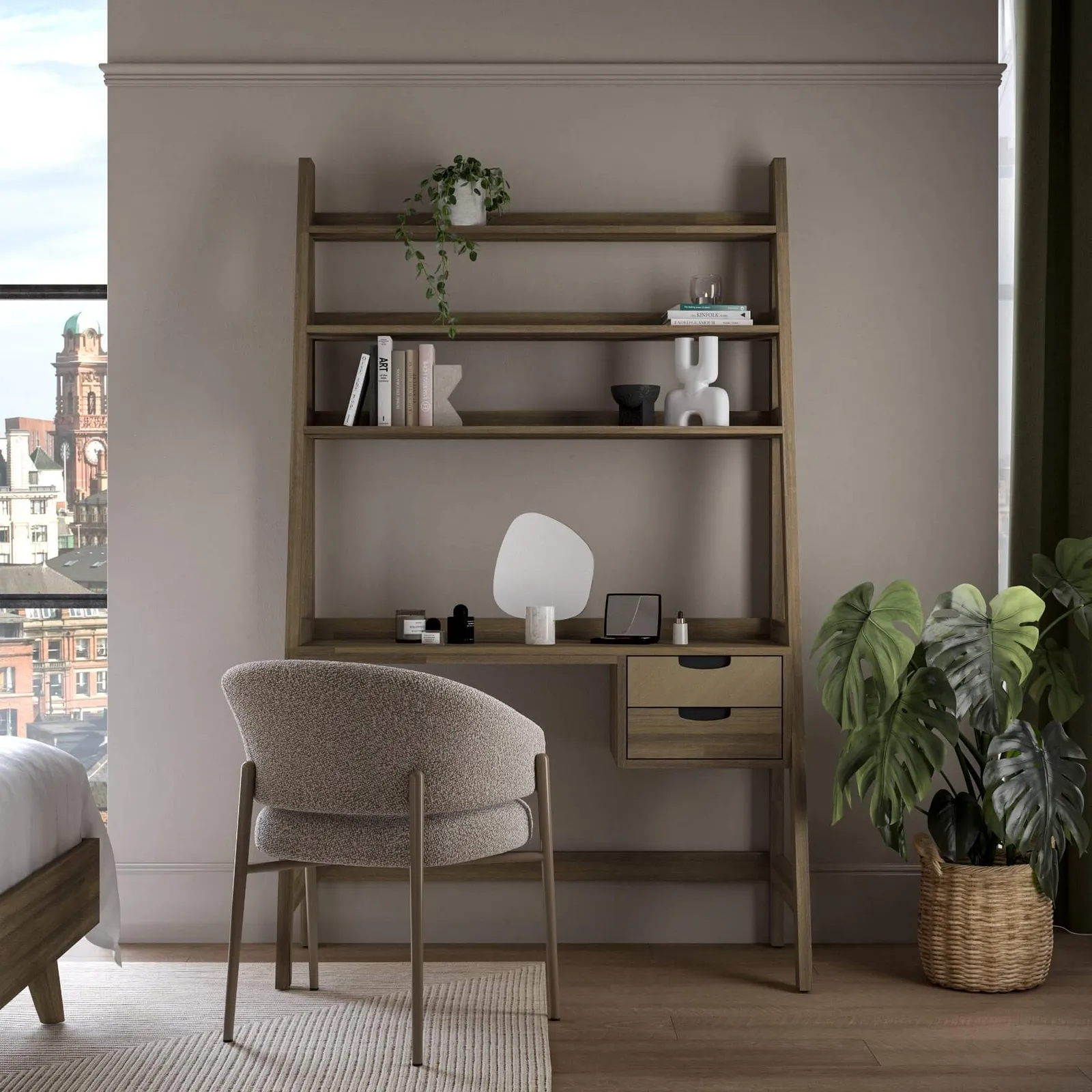Saunders Desk, Neutral Wood